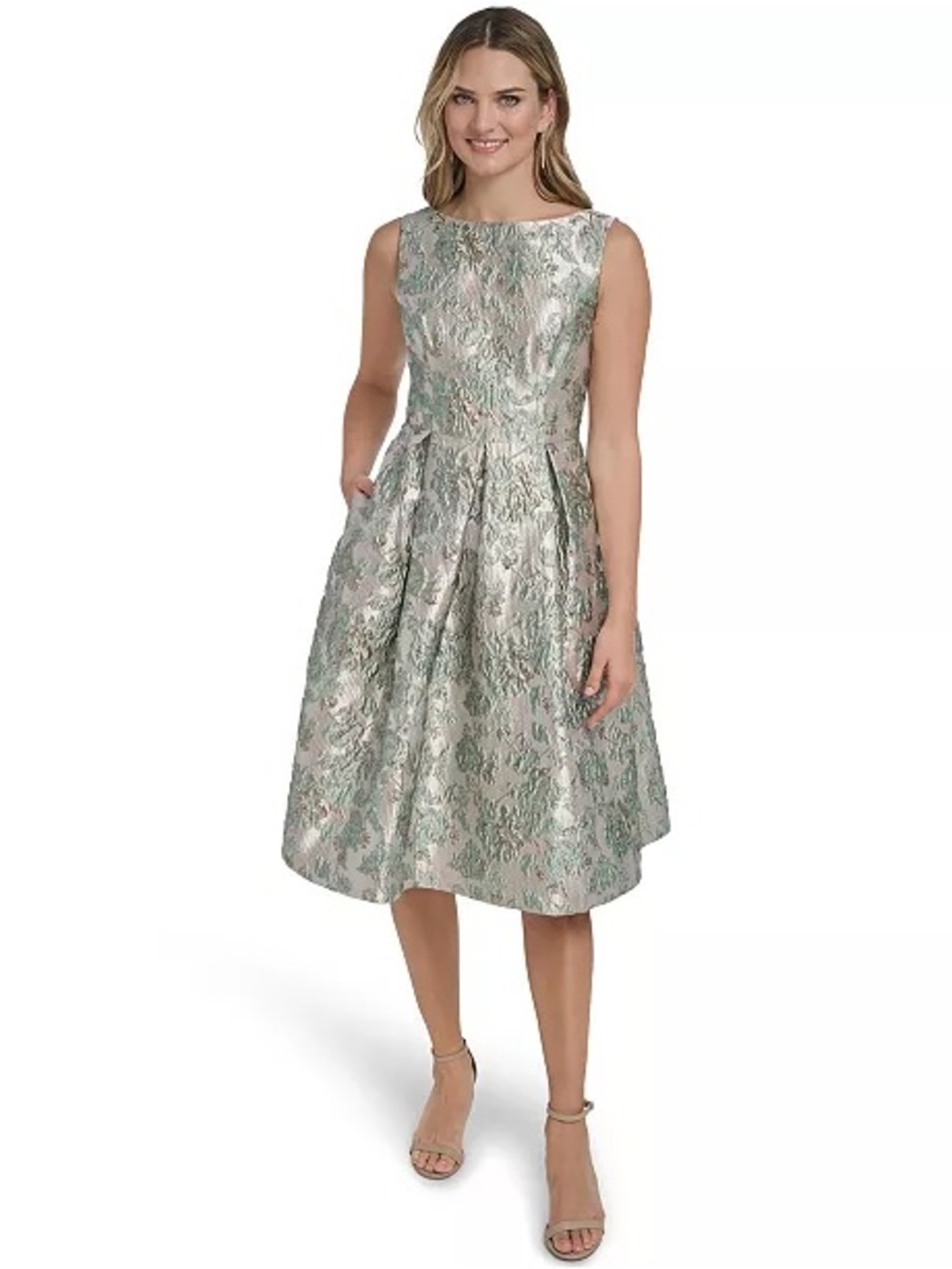 Jessica Howard Women’s Boat Neck Cocktail Dress
